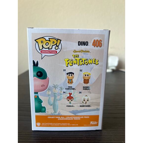ONLY 2500 PIECES LIMITED EDITION VAULTED Dino Flintstones Funko Pop #406 Green - Picture 3 of 6